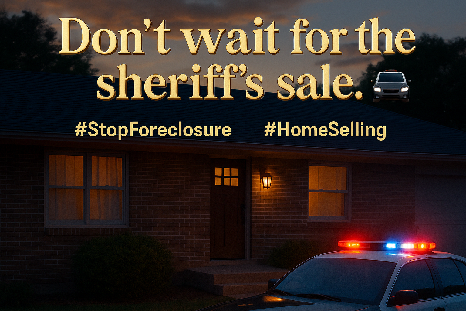 stop foreclosure don't wait